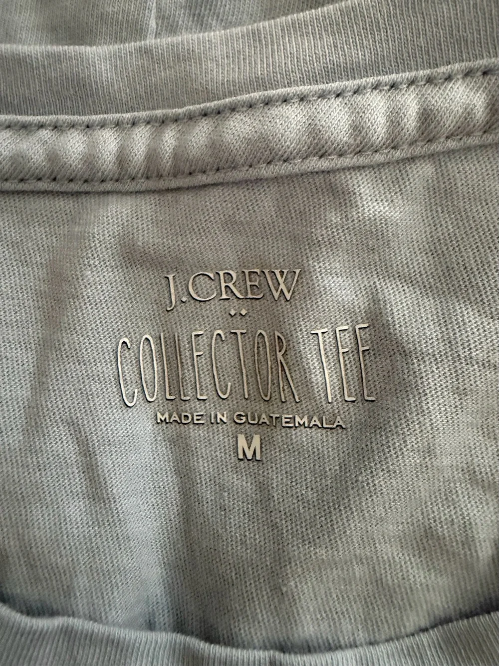 J Crew Women’s Dogs On Ski Lift Collector Tee Long Sleeve Blue Size M